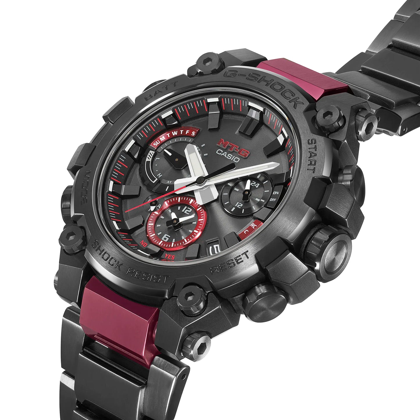 Casio G-Shock MTG Dual Core Guard Full SS and Resin Solar Watch - MTG-B3000BD-1