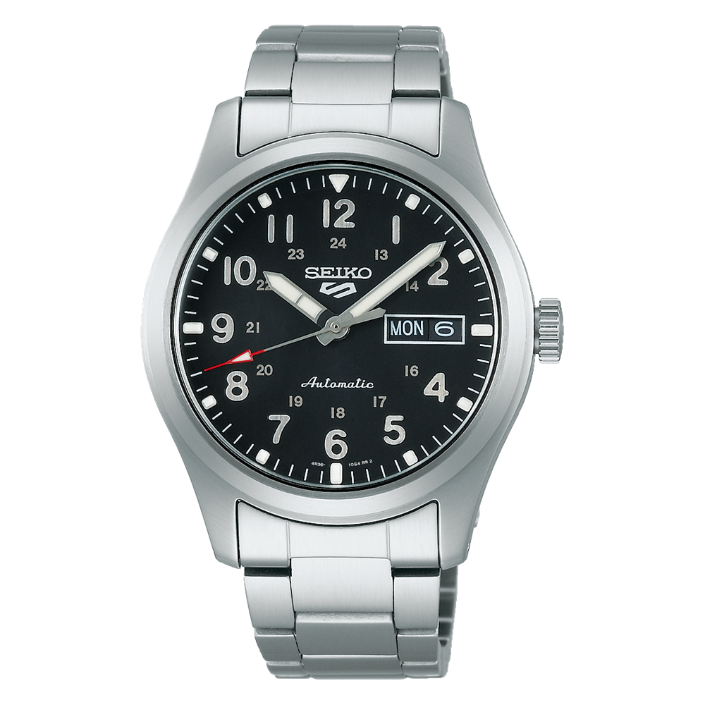 Seiko 5 Sports 39.4 MM Day-Date Automatic Stainless Steel Watch - SRPG27K1