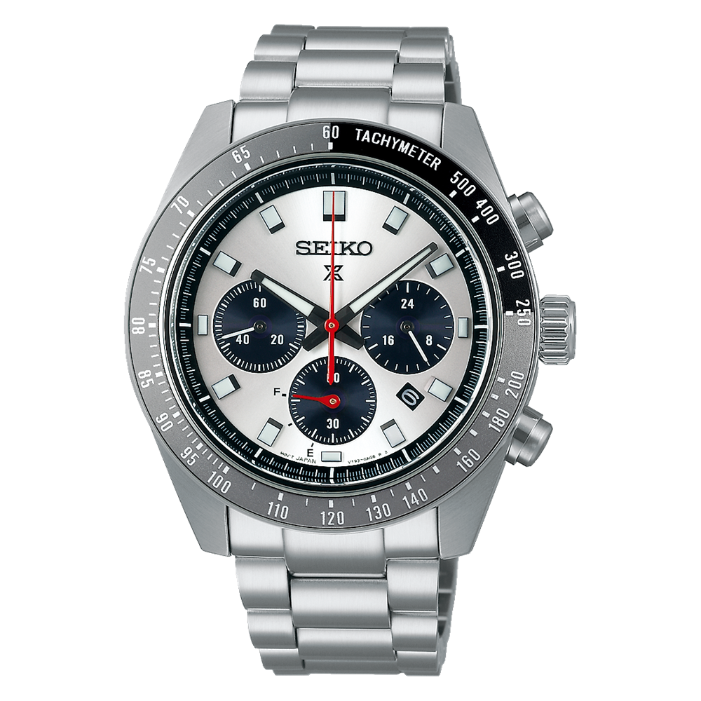 Seiko Prospex Speedtimer 41.4 MM Solar Stainless Steel Watch - SSC911P1