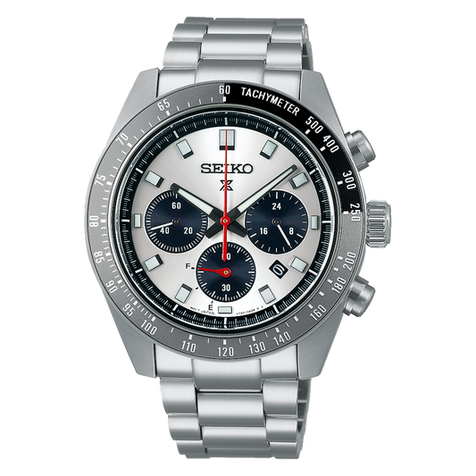 Seiko Prospex Speedtimer 41.4 MM Solar Stainless Steel Watch - SSC911P1