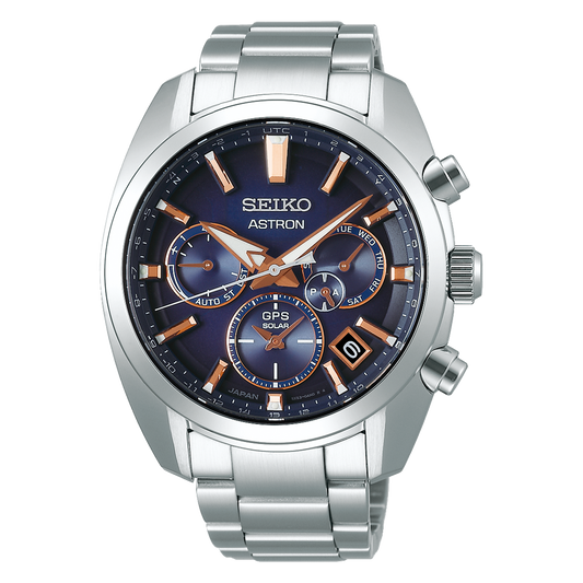 Seiko Astron Stainless Steel GPS Solar 42.7 MM Watch SSH049J1