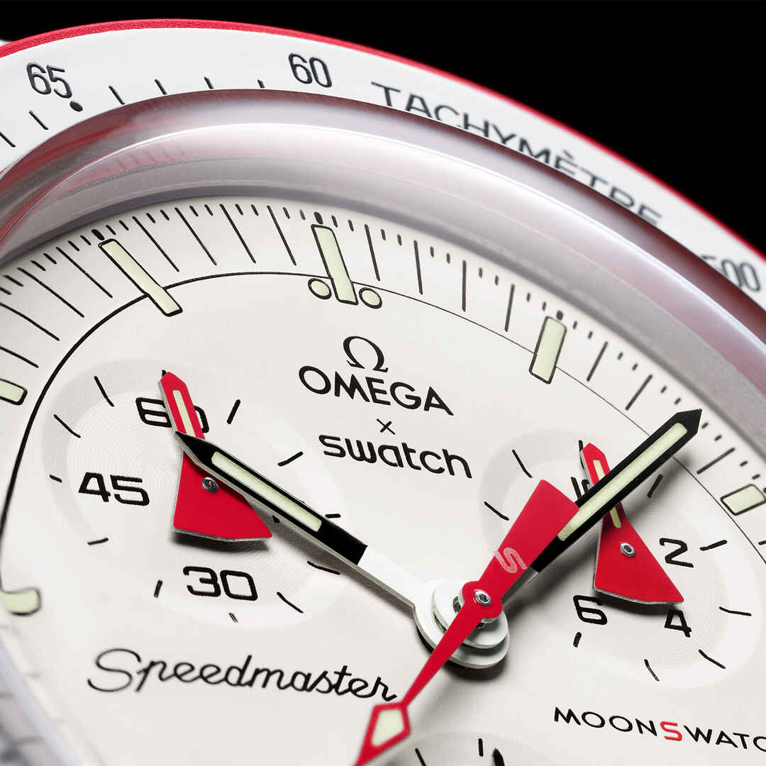MoonSwatch Mission To Mars Swatch x Omega SO33R100