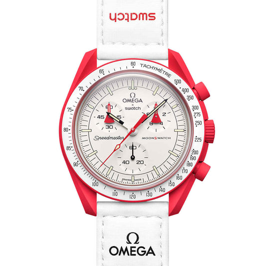 MoonSwatch Mission To Mars Swatch x Omega SO33R100