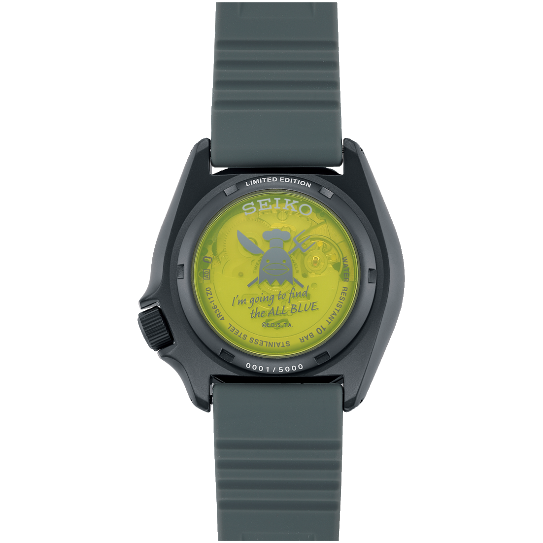 Seiko 5 Sports One Piece Vinsmoke Sanji Automatic Limited Edition Watch SRPH69K1