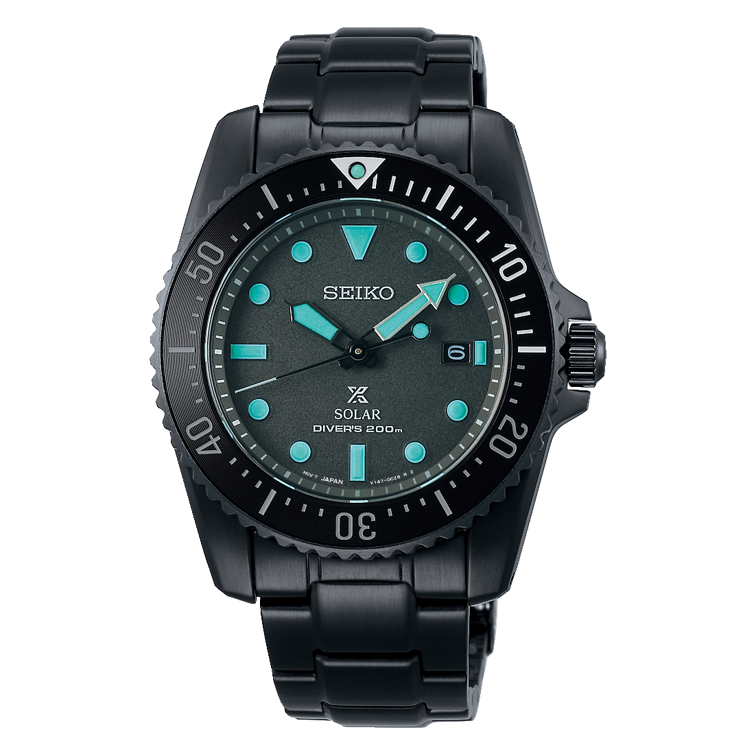 Seiko Prospex Sea Black Series Solar 1965 Re-Interpretation LE Watch - SNE587P1