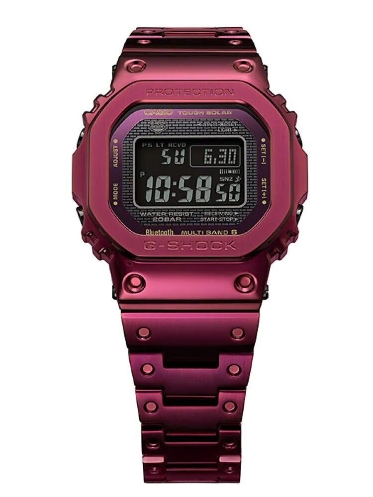 Casio G-Shock Full Metal Tough Solar Bluetooth Full Metal Watch - GMW-B5000RD-4
