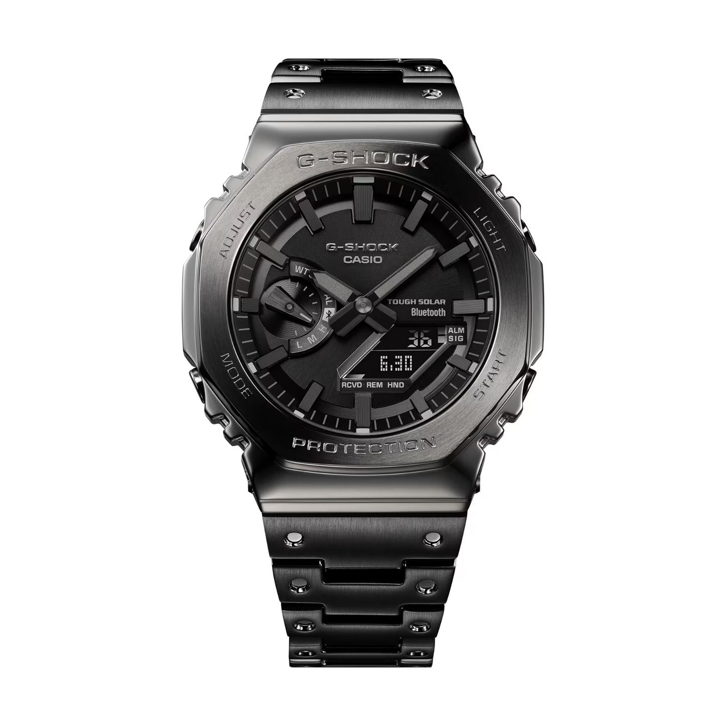 Casio G-Shock Analog Digital Full Metal Black IP Bluetooth Watch - GM-B2100BD-1