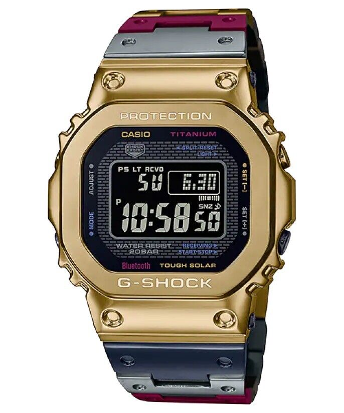 Casio G-Shock Titanium TranTixxii Tough Solar Bluetooth Watch - GMW-B5000TR-9