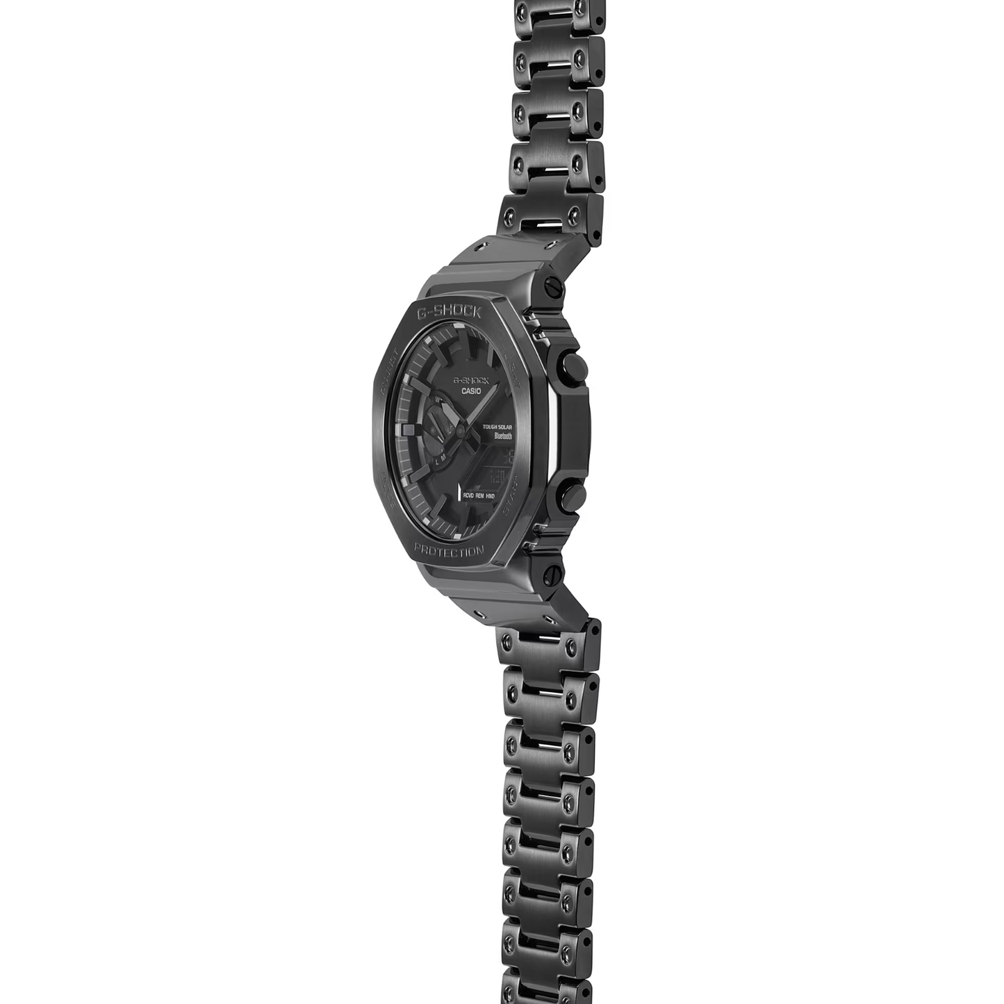 Casio G-Shock Analog Digital Full Metal Black IP Bluetooth Watch - GM-B2100BD-1