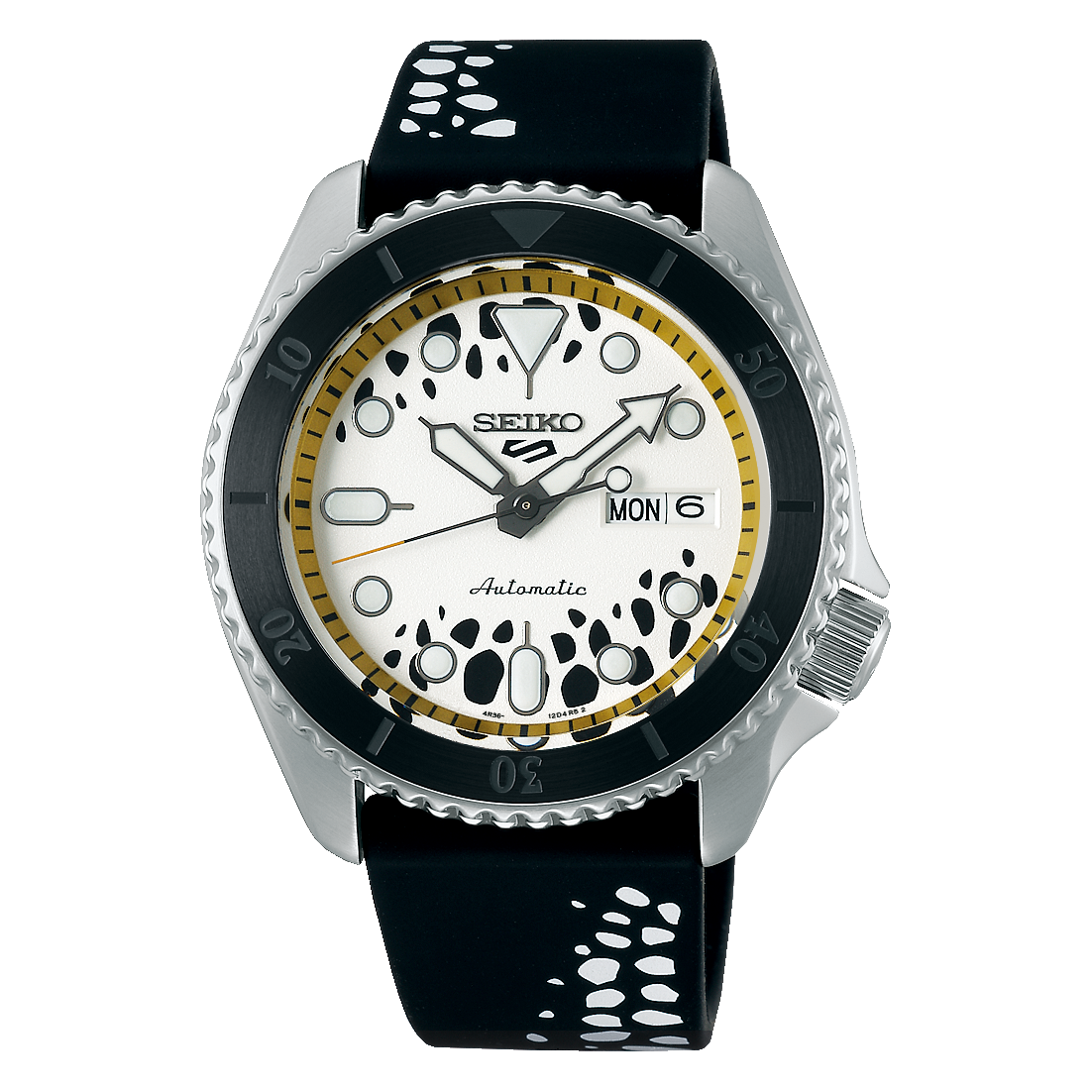 Seiko 5 Sports One Piece Trafalgar D. Water Law Limited Edition Watch SRPH63K1