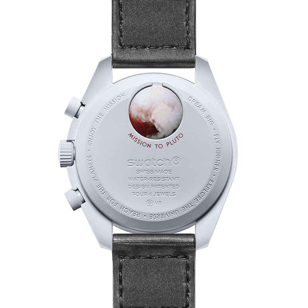 Omega x Swatch Bioceramic Moonswatch Mission To Pluto SO33M101