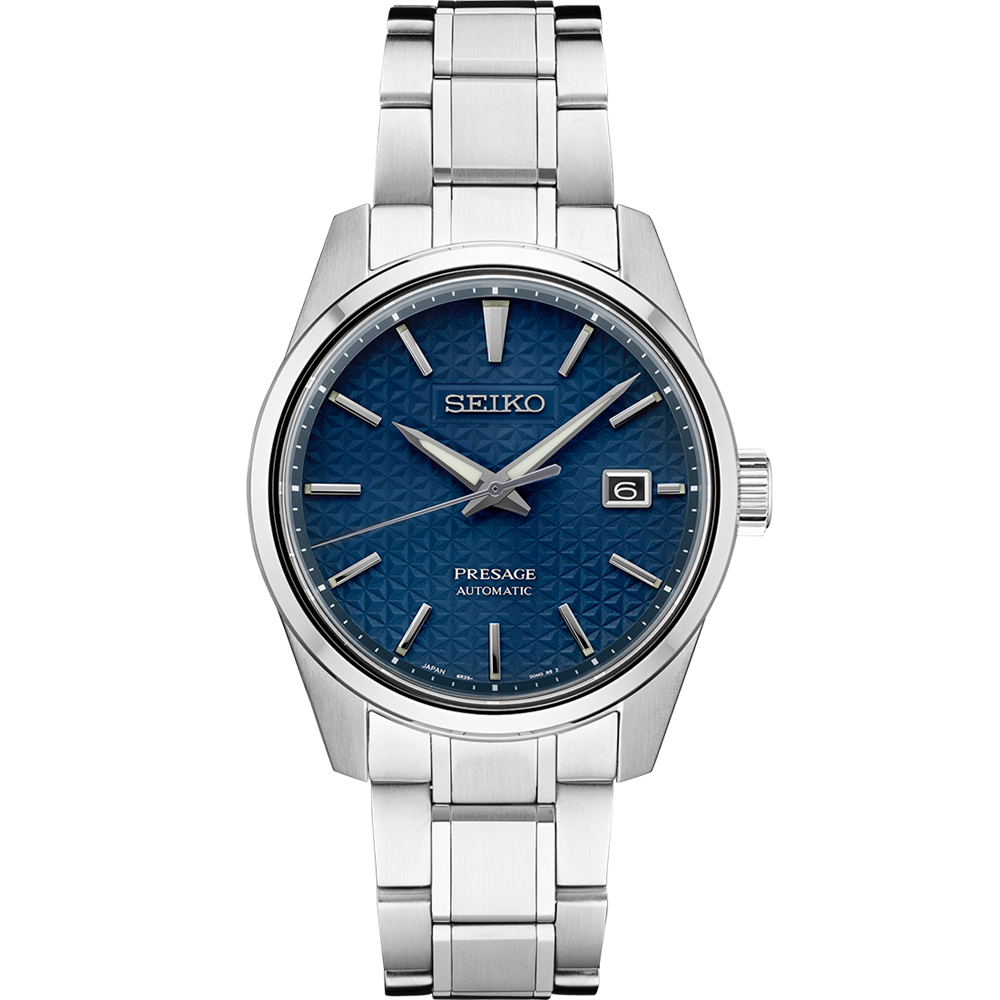 Seiko Presage Sharp Edged Blue Dial 39.3 MM Automatic Watch SPB167J1