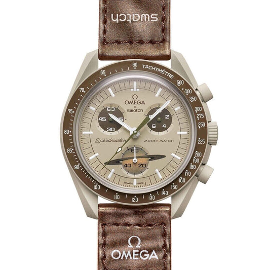 Omega x Swatch Bioceramic Moonswatch Mission To Saturn SO33T100