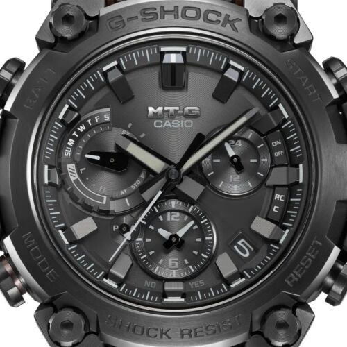 Casio G-Shock MTG Dual Core Guard SS and Resin Solar Watch MTG-B3000B-1
