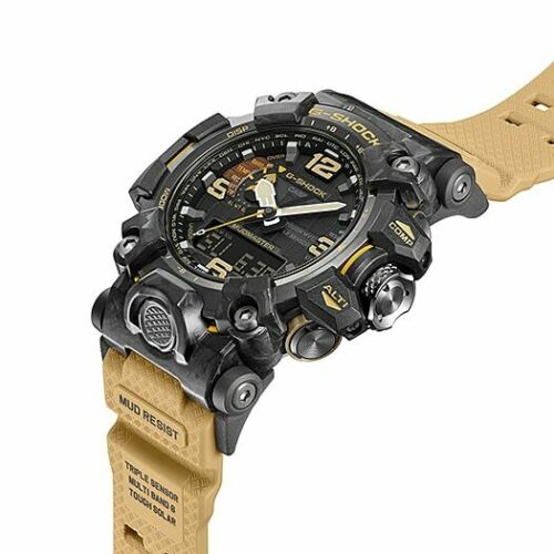 Casio G-Shock Mudmaster Tough Solar Tan Carbon Core Guard Watch GWG-2000-1A5