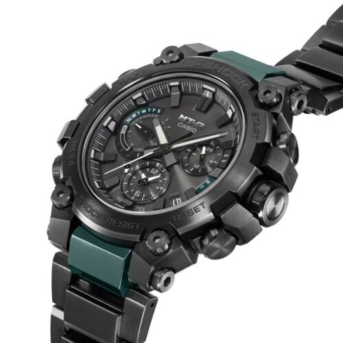 Casio G-Shock MTG Dual Core Guard Full SS and Resin Solar Watch MTG-B3000BD-1A2