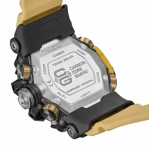 Casio G-Shock Mudmaster Tough Solar Tan Carbon Core Guard Watch GWG-2000-1A5