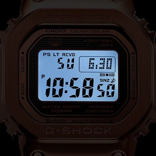 Casio G-Shock Full Metal Tough Solar Bluetooth Rose Gold Watch - GMW-B5000GD-4