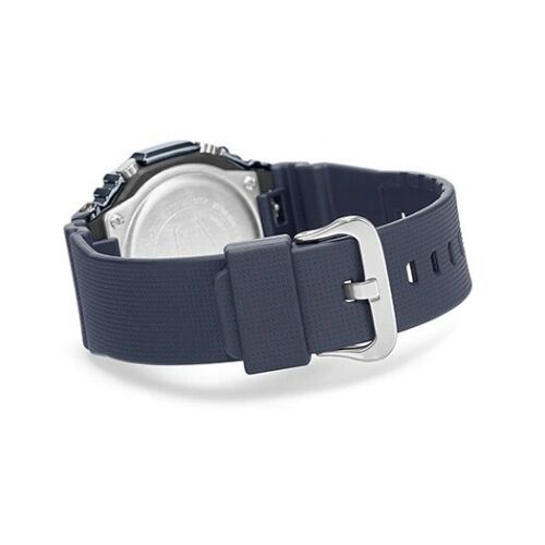 Casio G-Shock Metal Covered Digital Analog Resin Band Blue Watch - GM-2100N-2