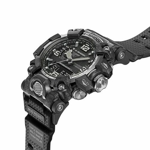 Casio G-Shock Mudmaster Tough Solar Radio Black Carbon Core Watch GWG-2000-1A1