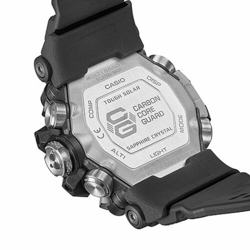 Casio G-Shock Mudmaster Tough Solar Radio Black Carbon Core Watch GWG-2000-1A1