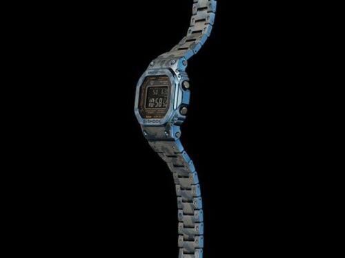 Casio G-Shock Standard Digital Bluetooth Blue Camo Titanium Watch GMW-B5000TCF-2