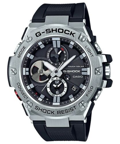 Casio G-Shock G-Steel Smartphone Link Bluetooth Tough Solar Watch - GST-B100-1