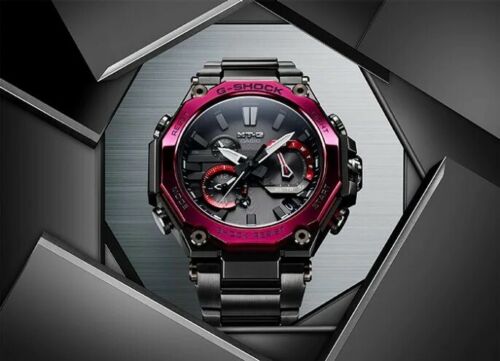 Casio G-Shock MT-G Black IP Tough Solar Radio Bluetooth Watch - MTG-B2000BD-1A4