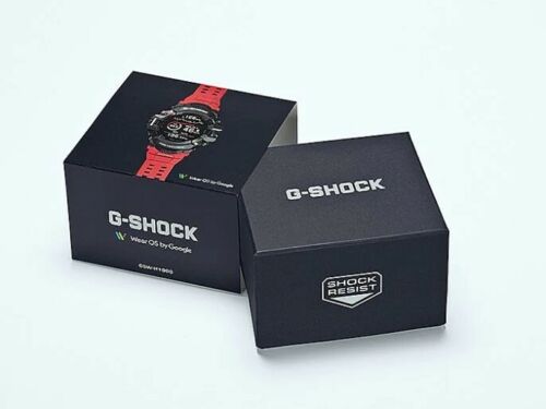 Casio G-Shock G-Squad Pro Red Resin Smartwatch - GSW-H1000-1A4