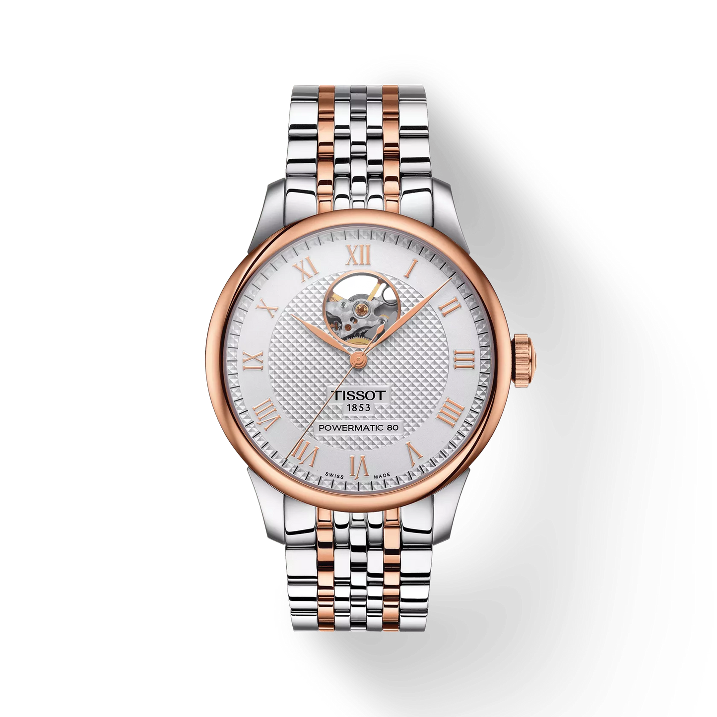 *PRE-ORDER* Tissot Le Locle Powermatic 80 Open Heart 39.3 MM SS Automatic Silver Dial Watch T006.407.22.033.02