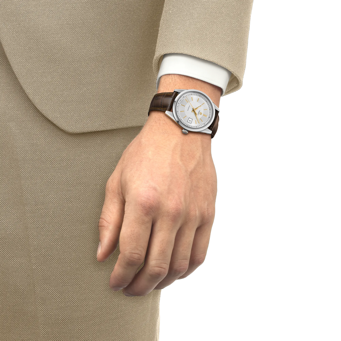 TISSOT VISODATE 39MM Automatic White Dial Watch T157.407.16.031.00