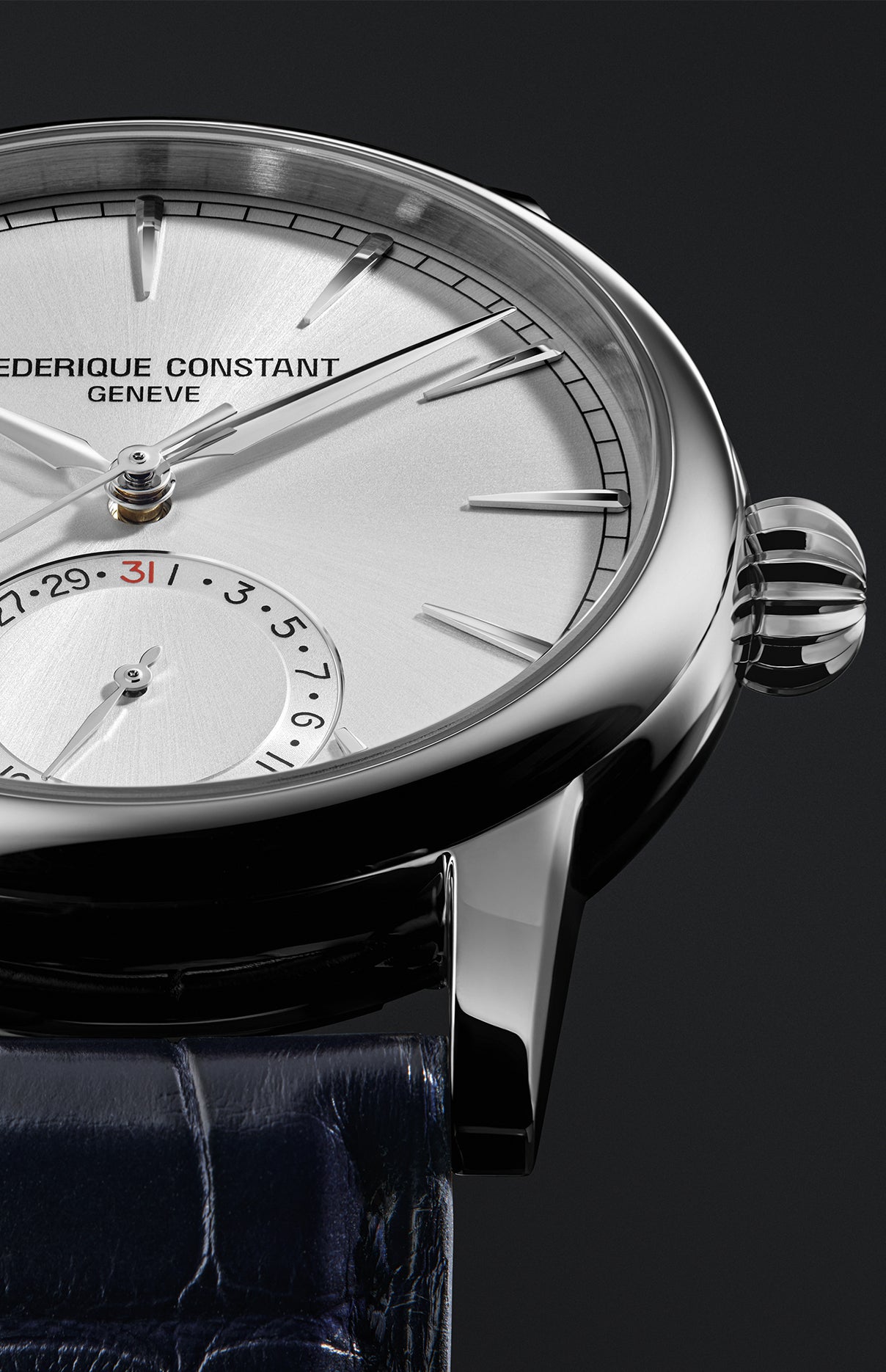 Frederique Classic Date Manufacture Automatic 40 MM SS Silver Dial Watch FC-706S3H6