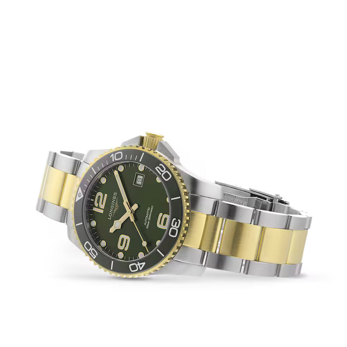 Longines HydroConquest 41MM Automatic Stainless Steel Green Matt Dial Watch L37813067