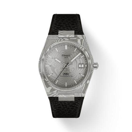 *PRE-ORDER* Tissot PRX Damascus Steel Quartz 38 MM Grey Dial Watch T137.807.96.081.00