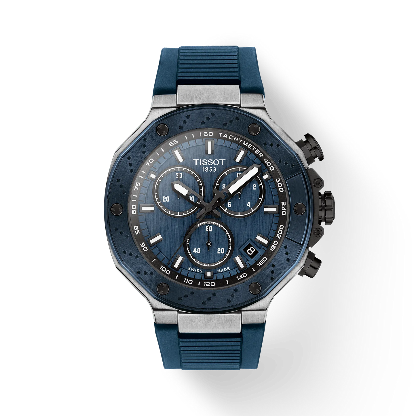 Tissot T-Race Quartz Movement 45 MM Blue Dial Watch T141.417.27.041.00