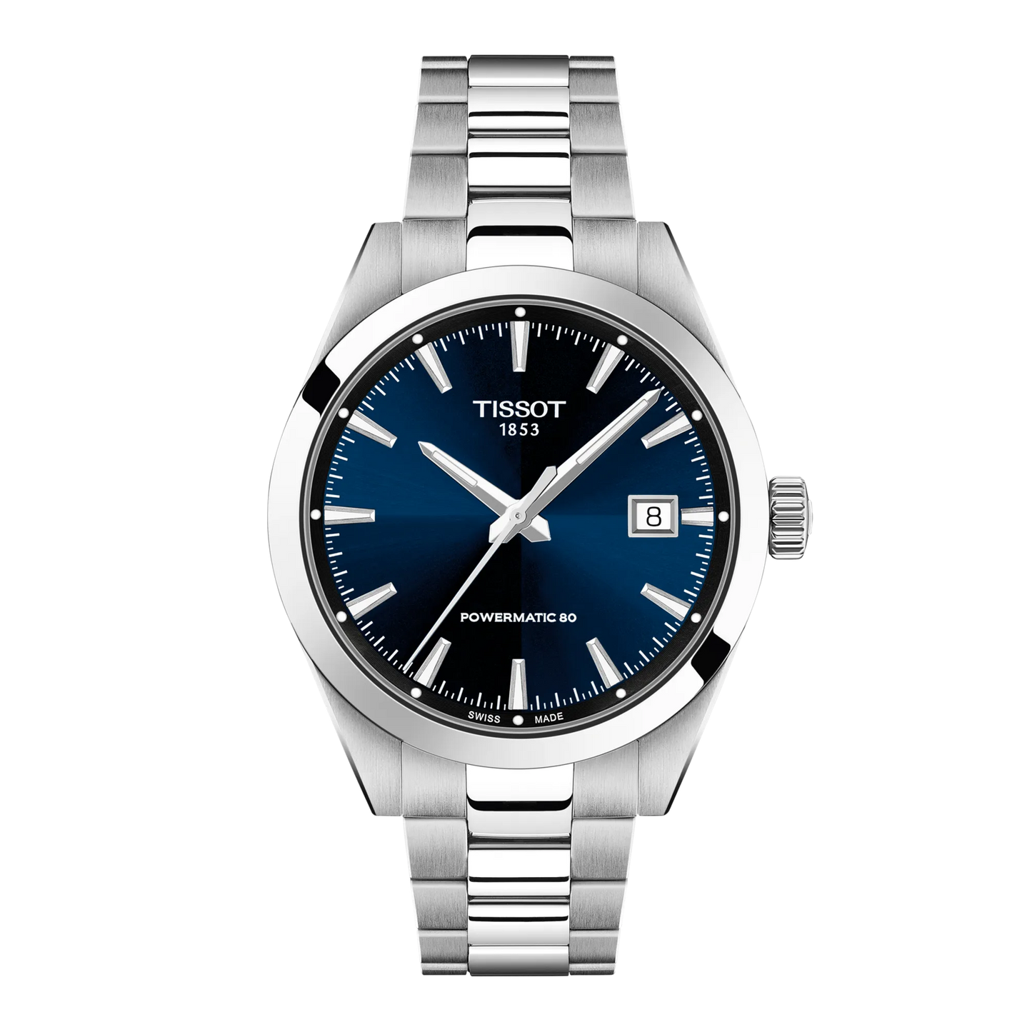 Tissot Gentleman 38MM Powermatic 80 SS Blue Dial Watch T165.807.11.041.00
