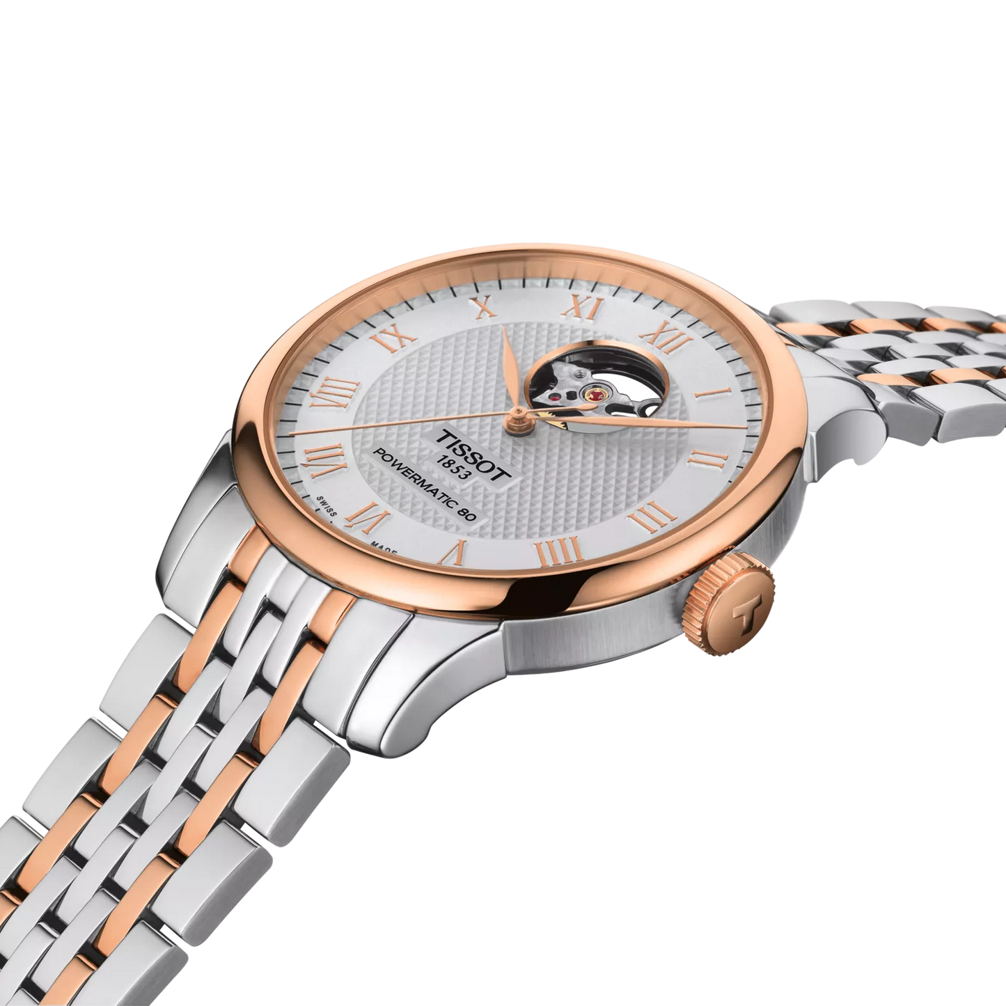 *PRE-ORDER* Tissot Le Locle Powermatic 80 Open Heart 39.3 MM SS Automatic Silver Dial Watch T006.407.22.033.02