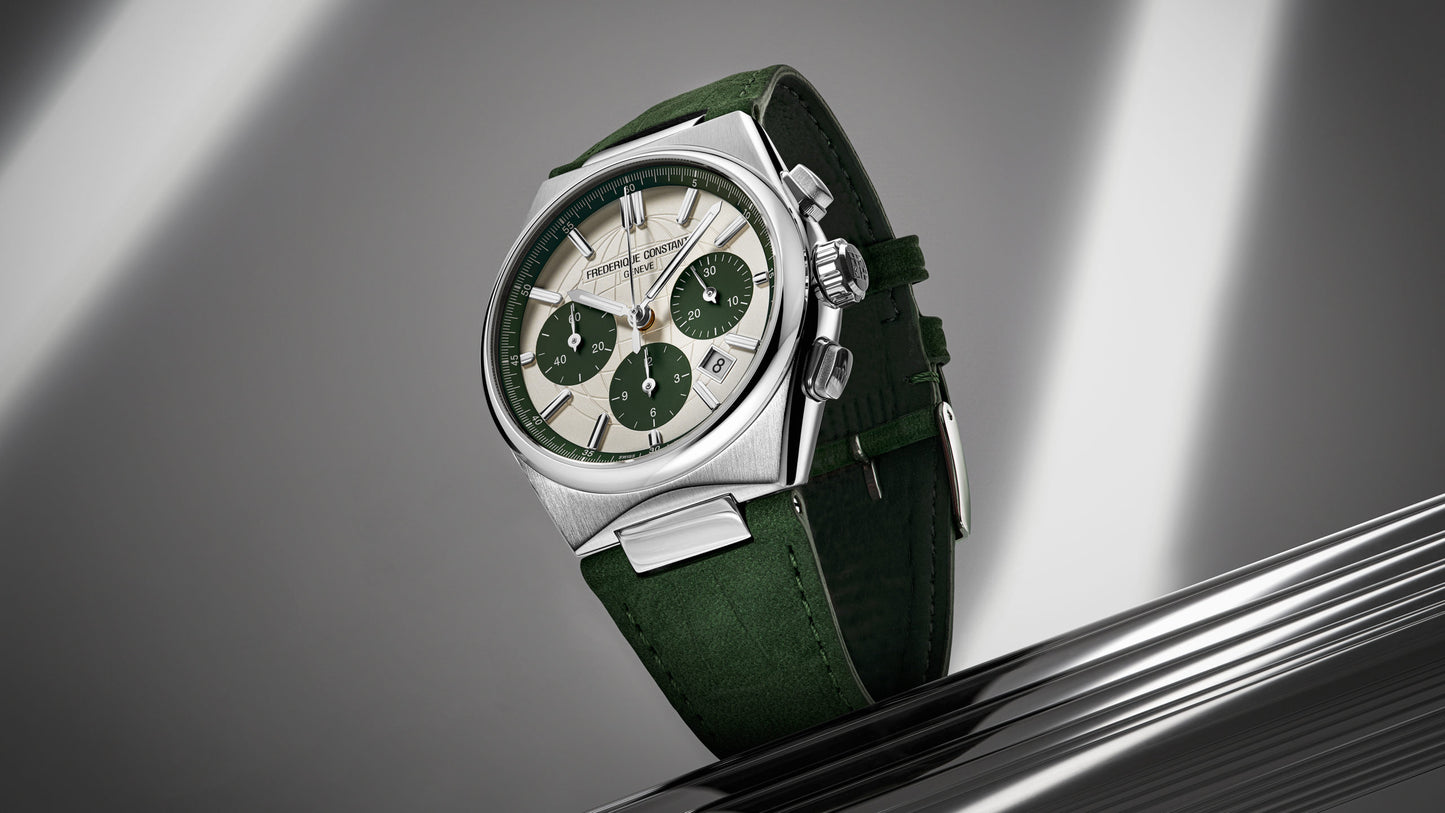 Frederique Highlife Limited Edition Chronograph Automatic 41 MM Watch FC-391SGR4NH6