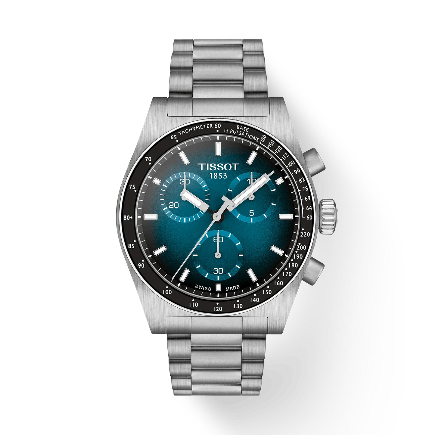 Tissot PR516 Chronograph Quartz 40 MM Blue Dial SS Watch T149.417.11.041.01