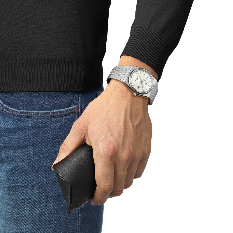 Tissot PRX Powermatic 80 40mm T137.407.11.111.00 worn on the wrist
