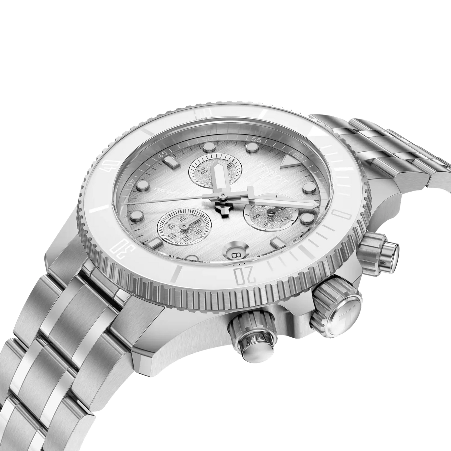 Tissot Seastar 1000 Quartz 38 MM White Dial Watch T120.217.11.011.00