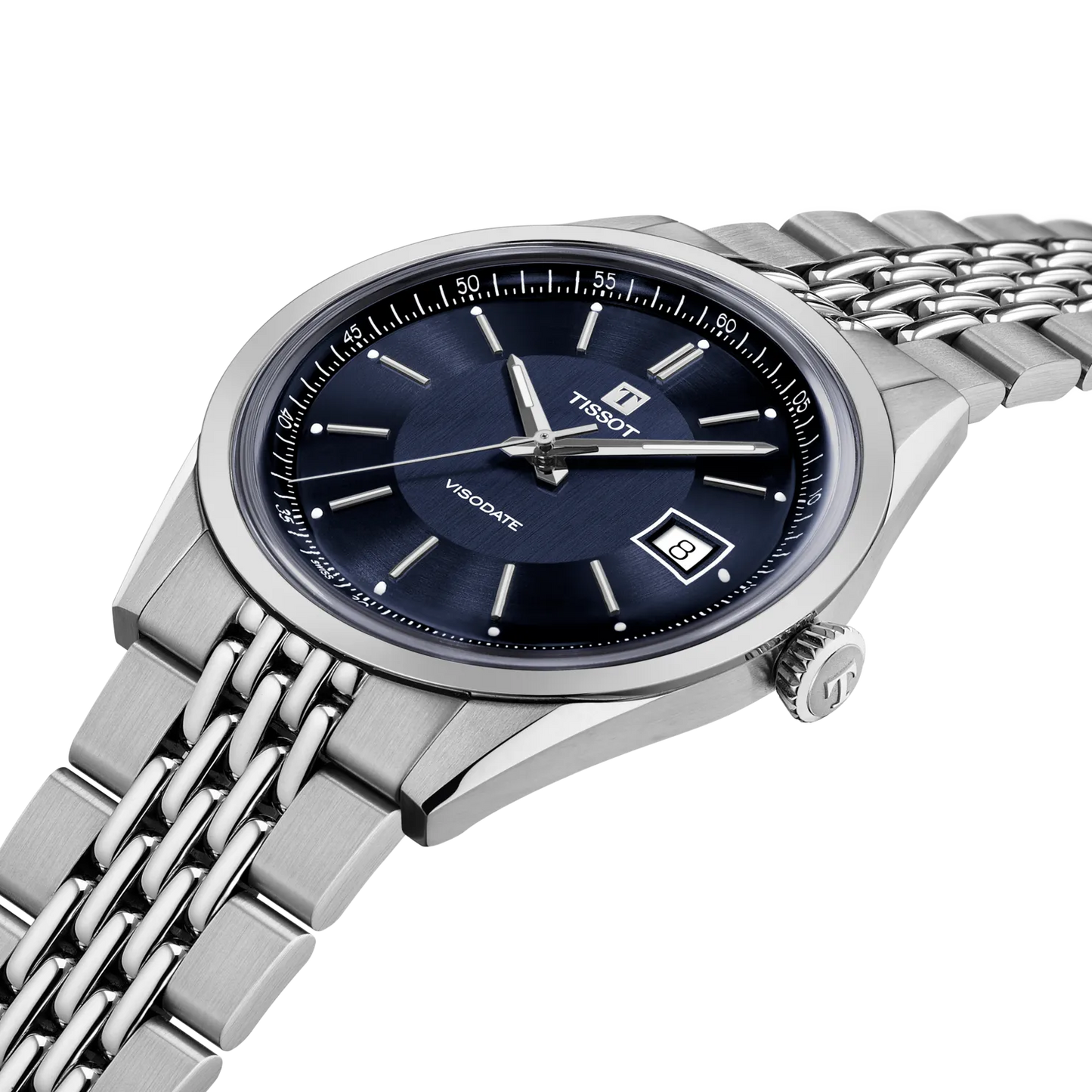 TISSOT VISODATE 39MM Automatic Navy Dial Watch T157.407.11.041.00