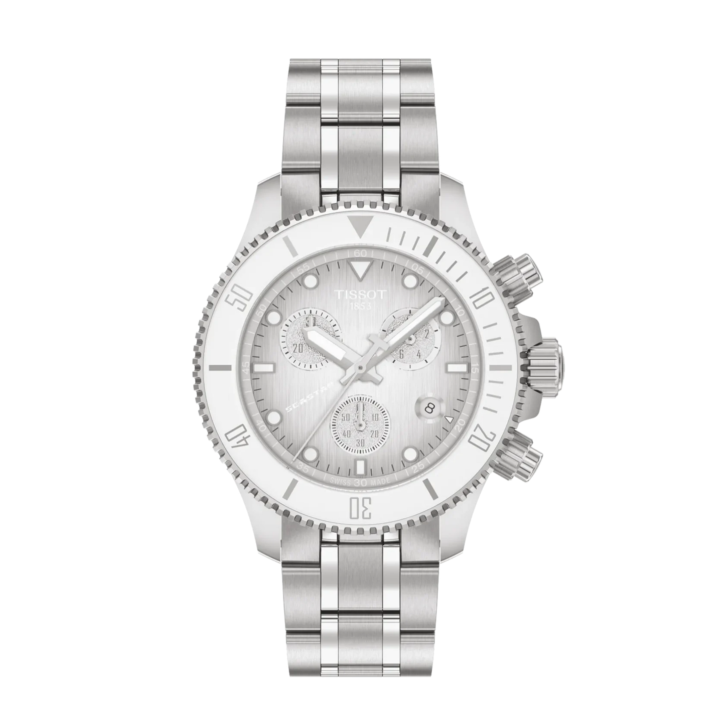 Tissot Seastar 1000 Quartz 38 MM White Dial Watch T120.217.11.011.00