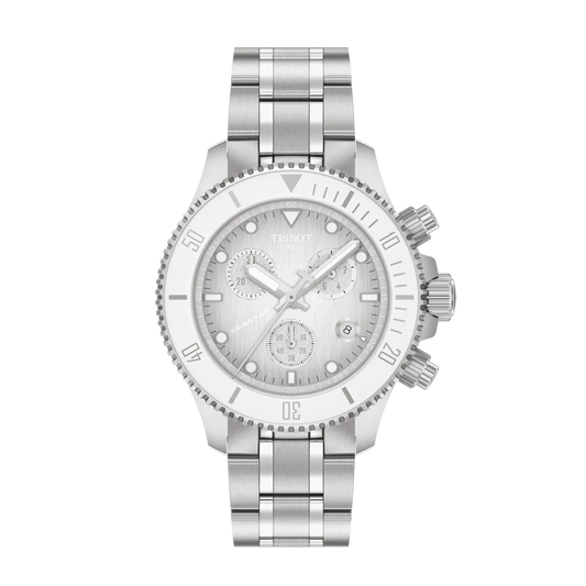 Tissot Seastar 1000 Quartz 38 MM White Dial Watch T120.217.11.011.00