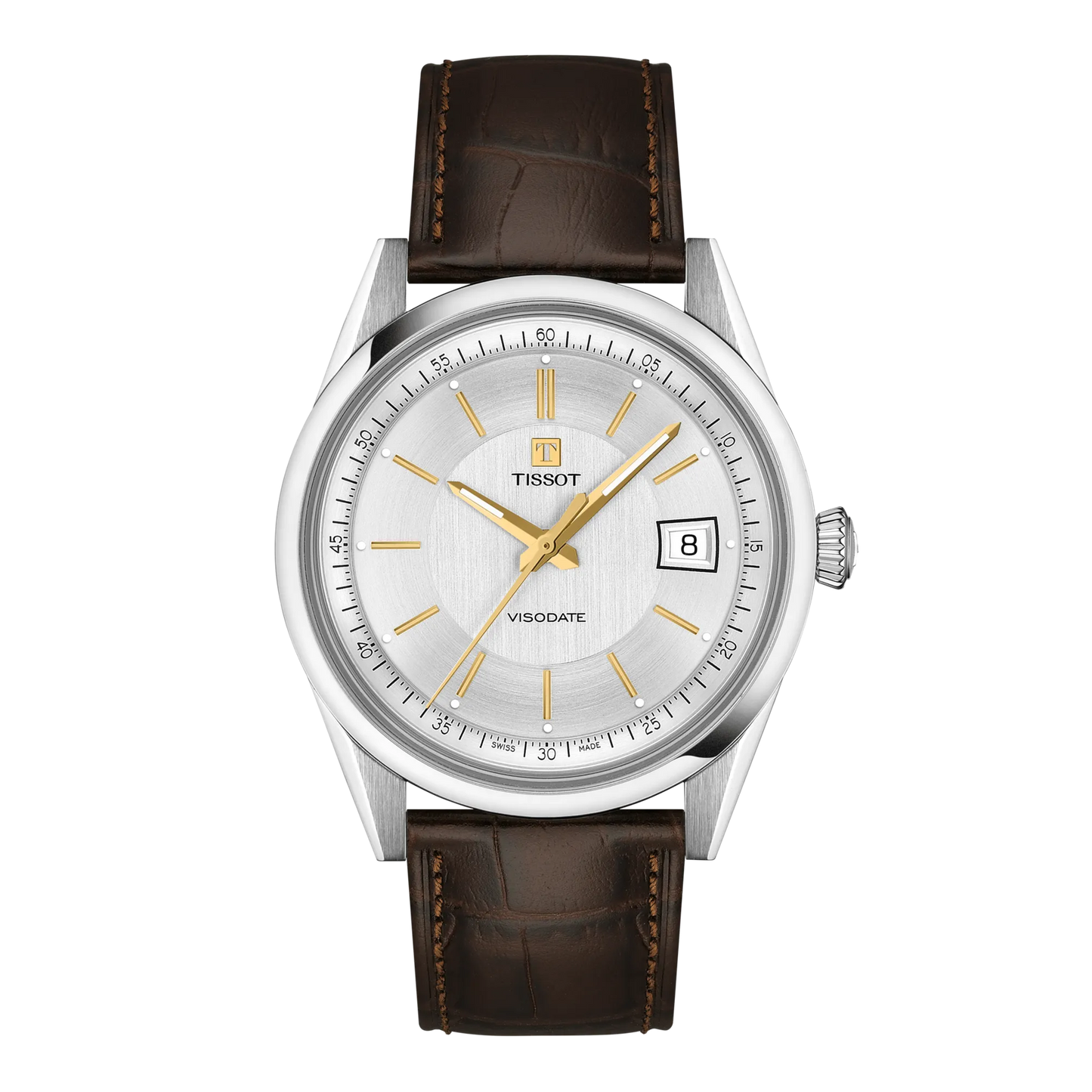 TISSOT VISODATE 39MM Automatic White Dial Watch T157.407.16.031.00