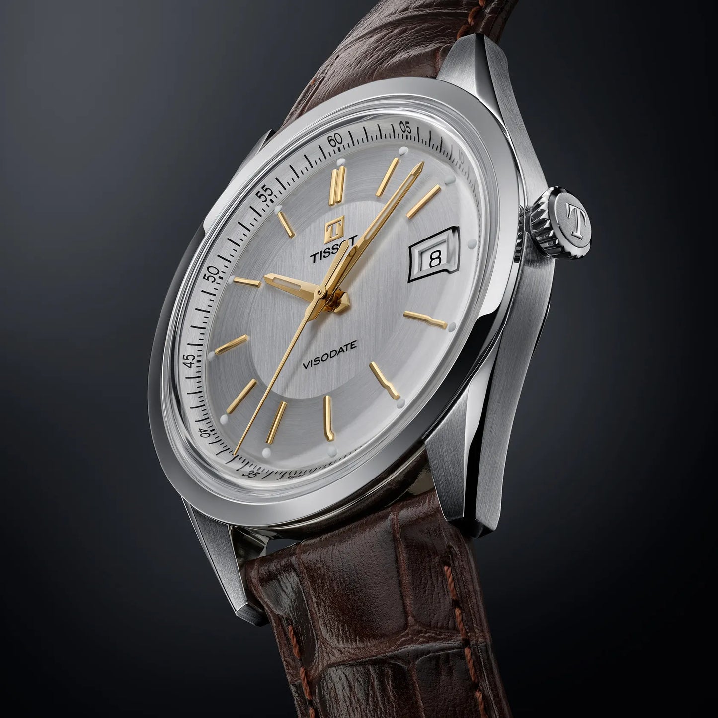 TISSOT VISODATE 39MM Automatic White Dial Watch T157.407.16.031.00
