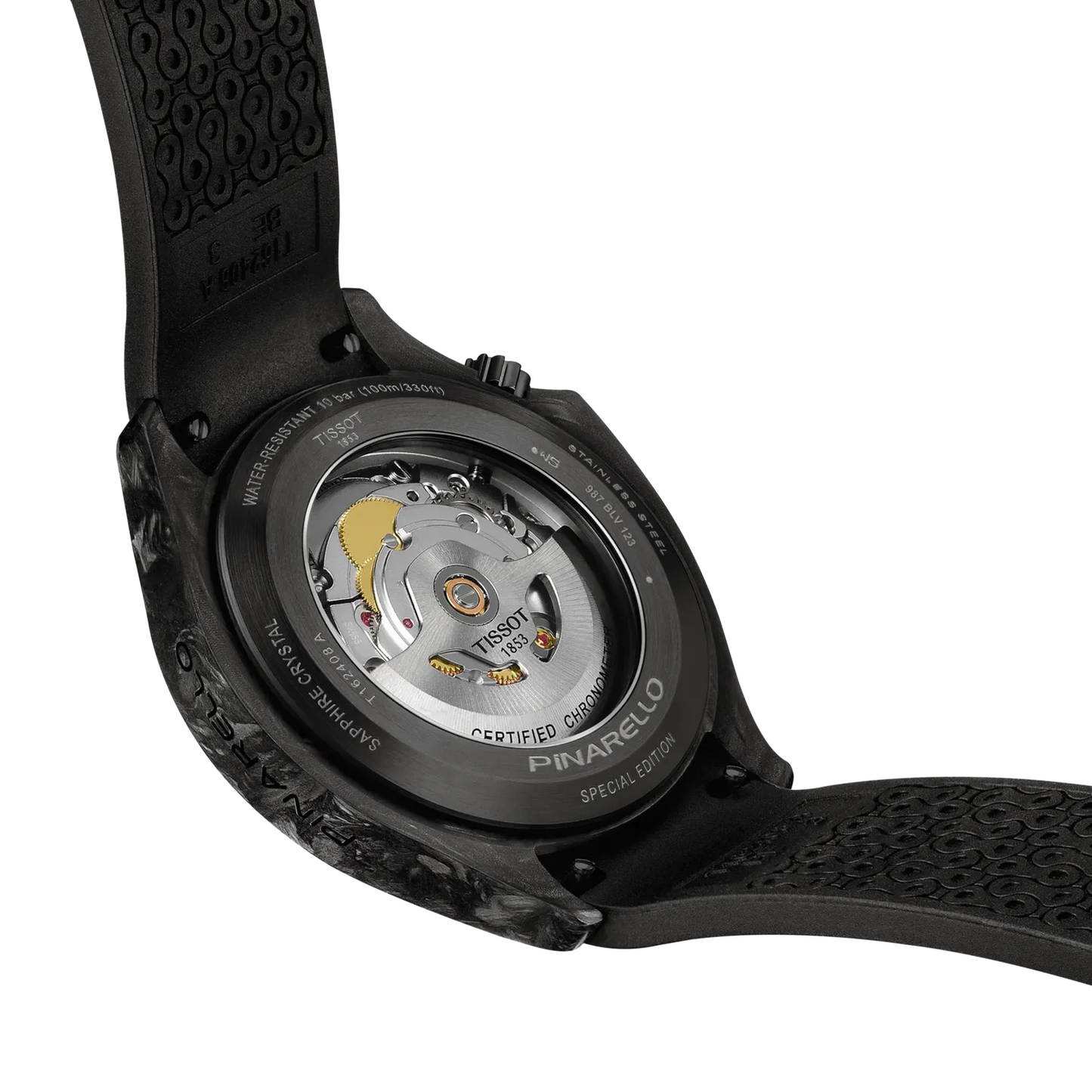 Tissot Pinarello Chronometer 43.14 MM Black Dial Watch T162.408.97.061.00