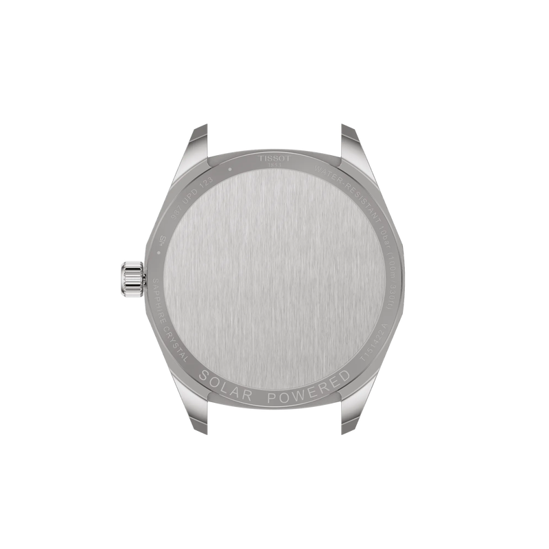 Tissot PRC 100 Solar 39mm T151.422.11.091.00 case back view