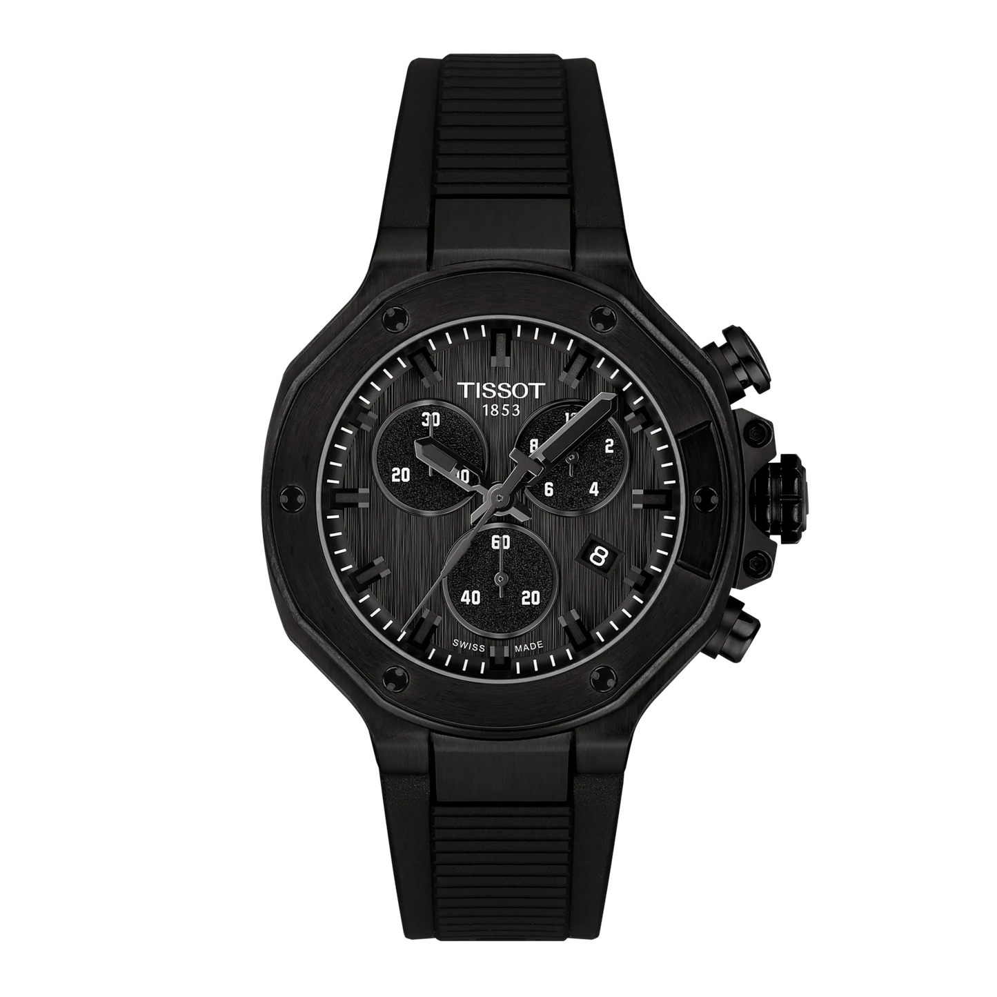 Tissot T-Race Quartz Chronograph Movement 38 MM Black Dial Watch T141.817.37.051.00