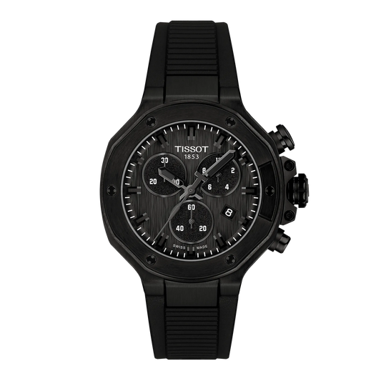 Tissot T-Race Quartz Chronograph Movement 38 MM Black Dial Watch T141.817.37.051.00